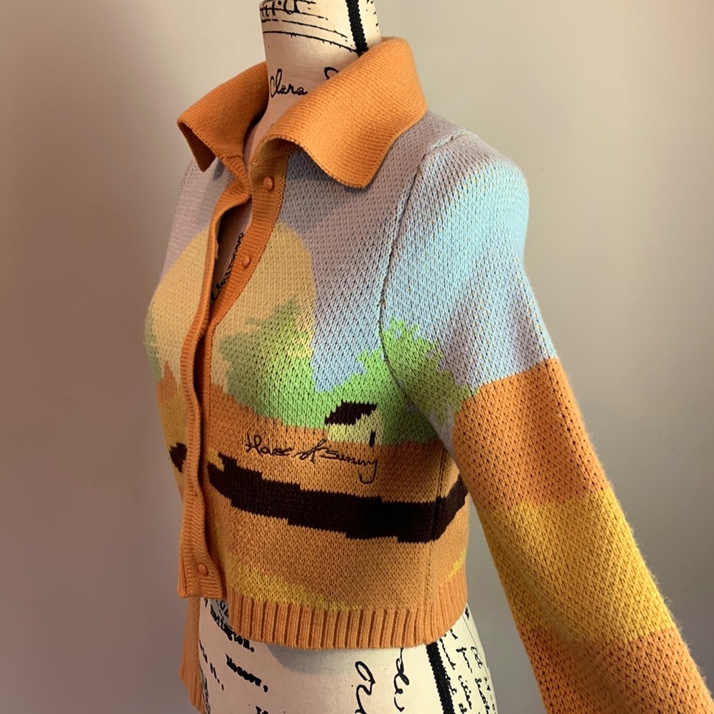 House of Sunny Daybreak Cropped Button Up Cardigan - Picture 6 of 15